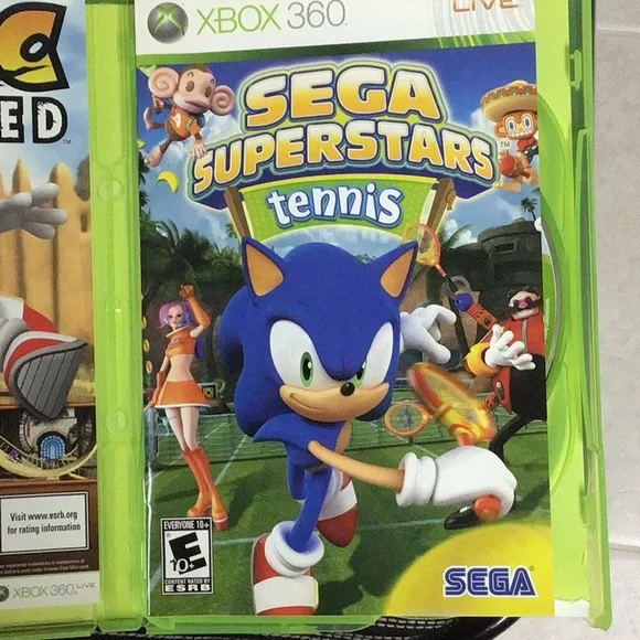 XBOX360 SEGA SUPERSTAR TENNIS. XBOX LIVE ARCADE COMPILATION DISC - Picture 9 of 10